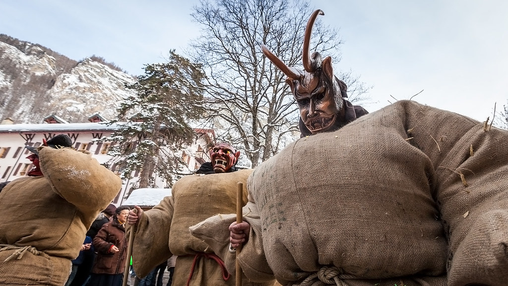 Carnival in Evolène