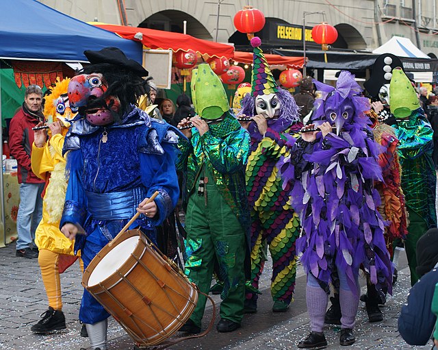 Berner Fasnacht 2010, Berni farsang 2010-ben, Carnival in Bern, 2010